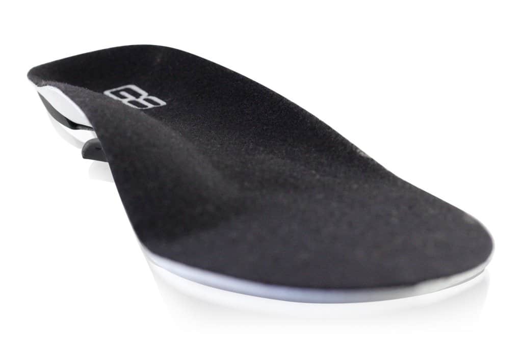 G8 Performance Pro Series 2620 customizable cycling insole (view on the right insole from the front top)